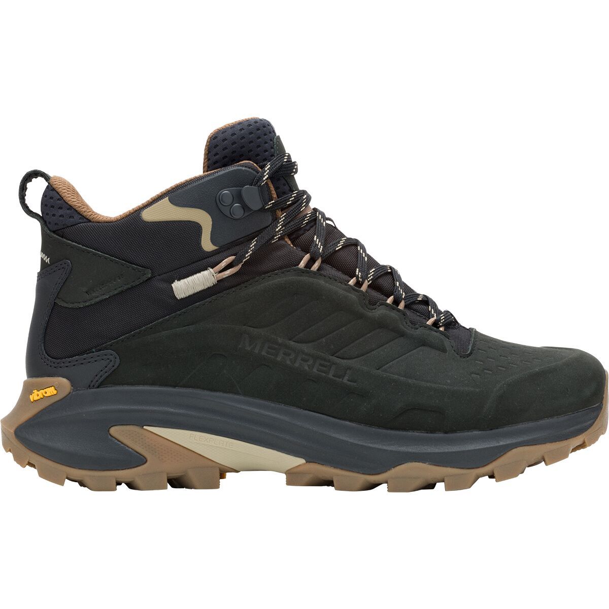 Merrell Men's Moab Speed 2 LTR Mid WP Hiking Boot in Black - Size: