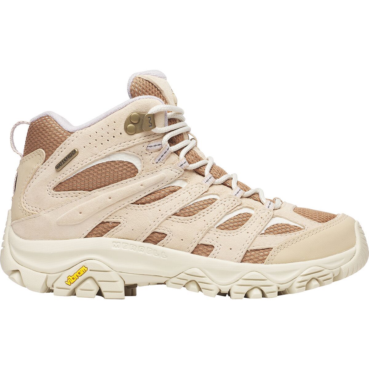 Merrell Women's Moab 3 Mid Waterproof Hiking Boot in Hazel - Size: