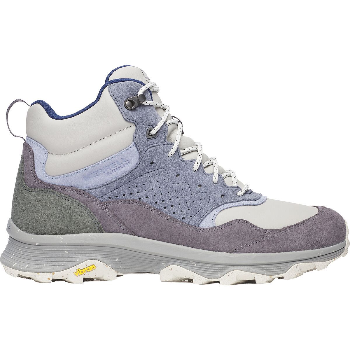 Merrell Men's Speed Solo MXD Mid WP Hiking Boot in Indigo - Size:
