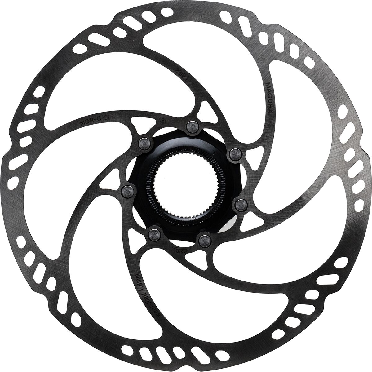 Magura USA MDR-C CL Disc Brake Rotor in Black / Silver - Size: 160mm