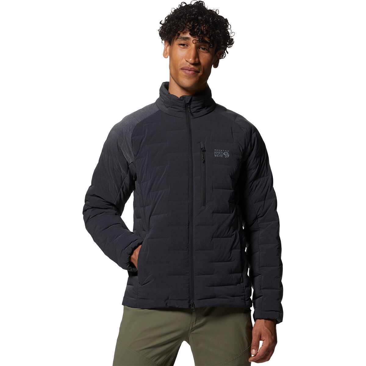 Mountain Hardwear Men's StretchDown Jacket in Dark Storm Heather - Size: XL