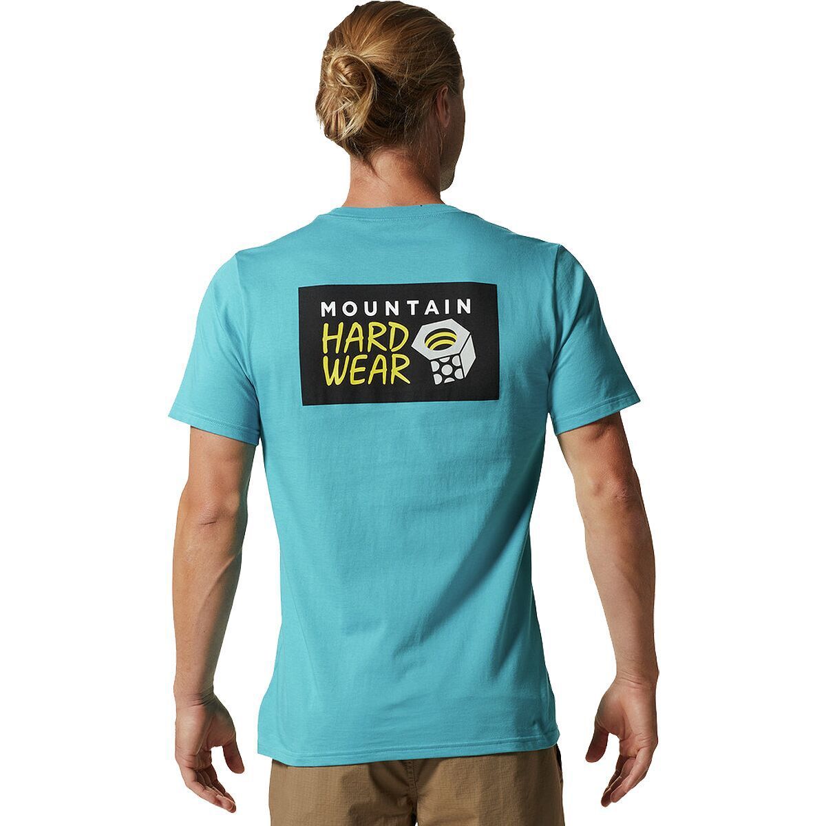 Mountain Hardwear Men's MHW Logo In A Box Short-Sleeve T-Shirt in Raw Carnelian - Size: Large