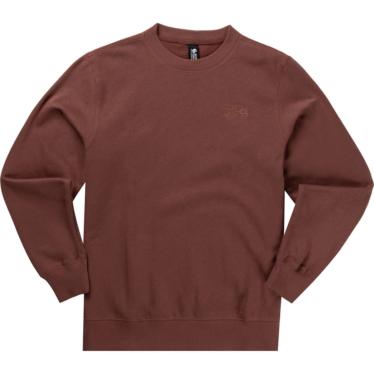 Mountain Hardwear Men's MHW Logo Pullover Crew in Wild Oyster - Size: Large