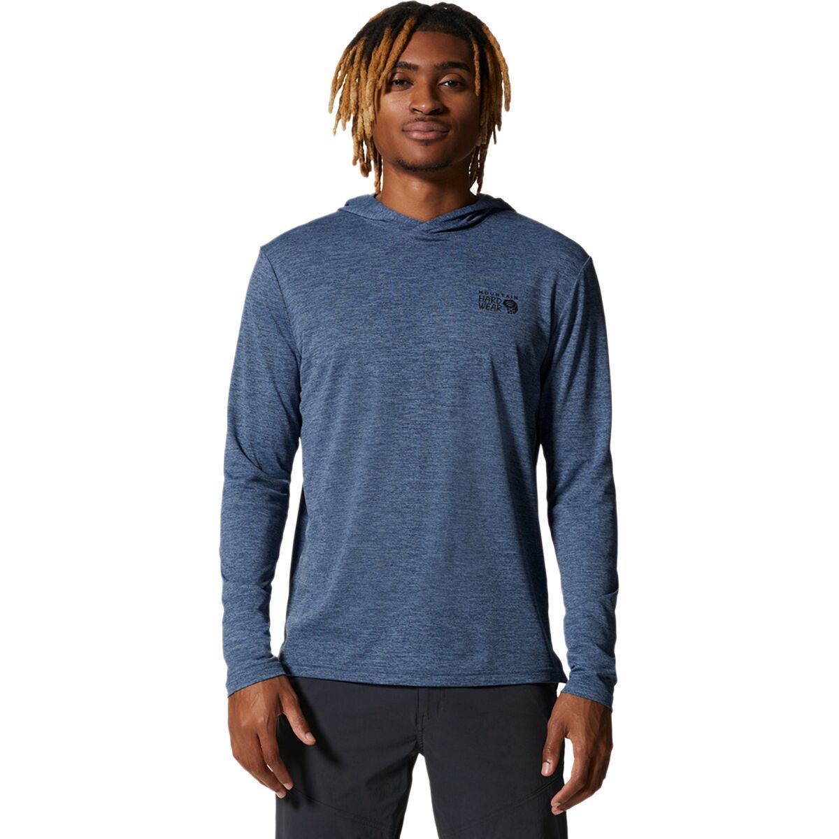 Mountain Hardwear Men's Sunblocker Hoodie in Mantis Heather - Size: XXL