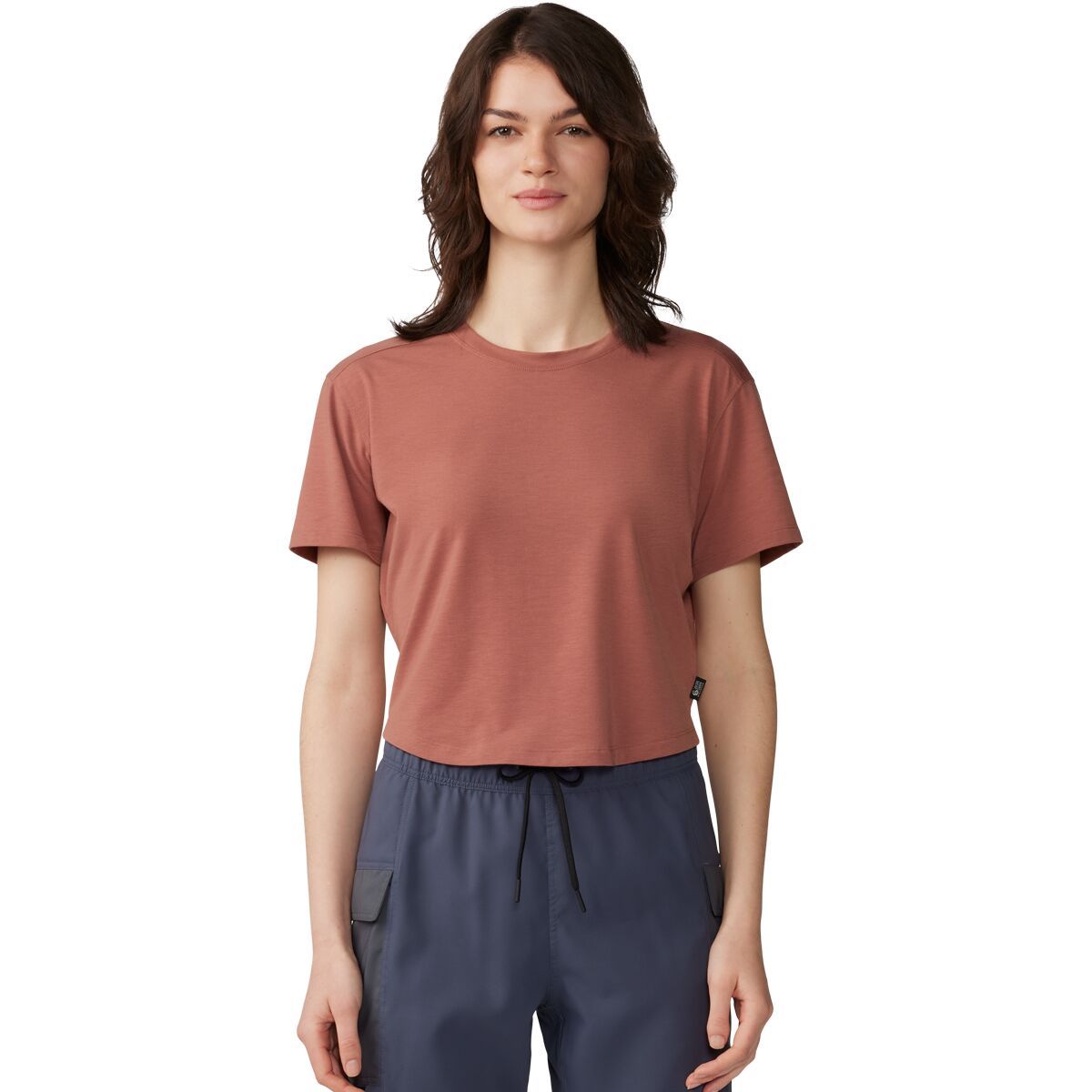 Mountain Hardwear Women's Trek N Go Short-Sleeve Top in Dark Quartz - Size: Large