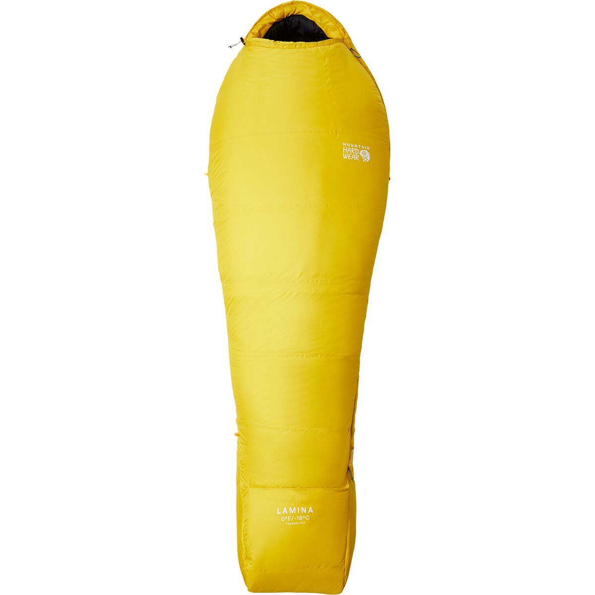 Mountain Hardwear Lamina Sleeping Bag: 0F Synthetic in Electron Yellow - Size: Regular/Left Zip