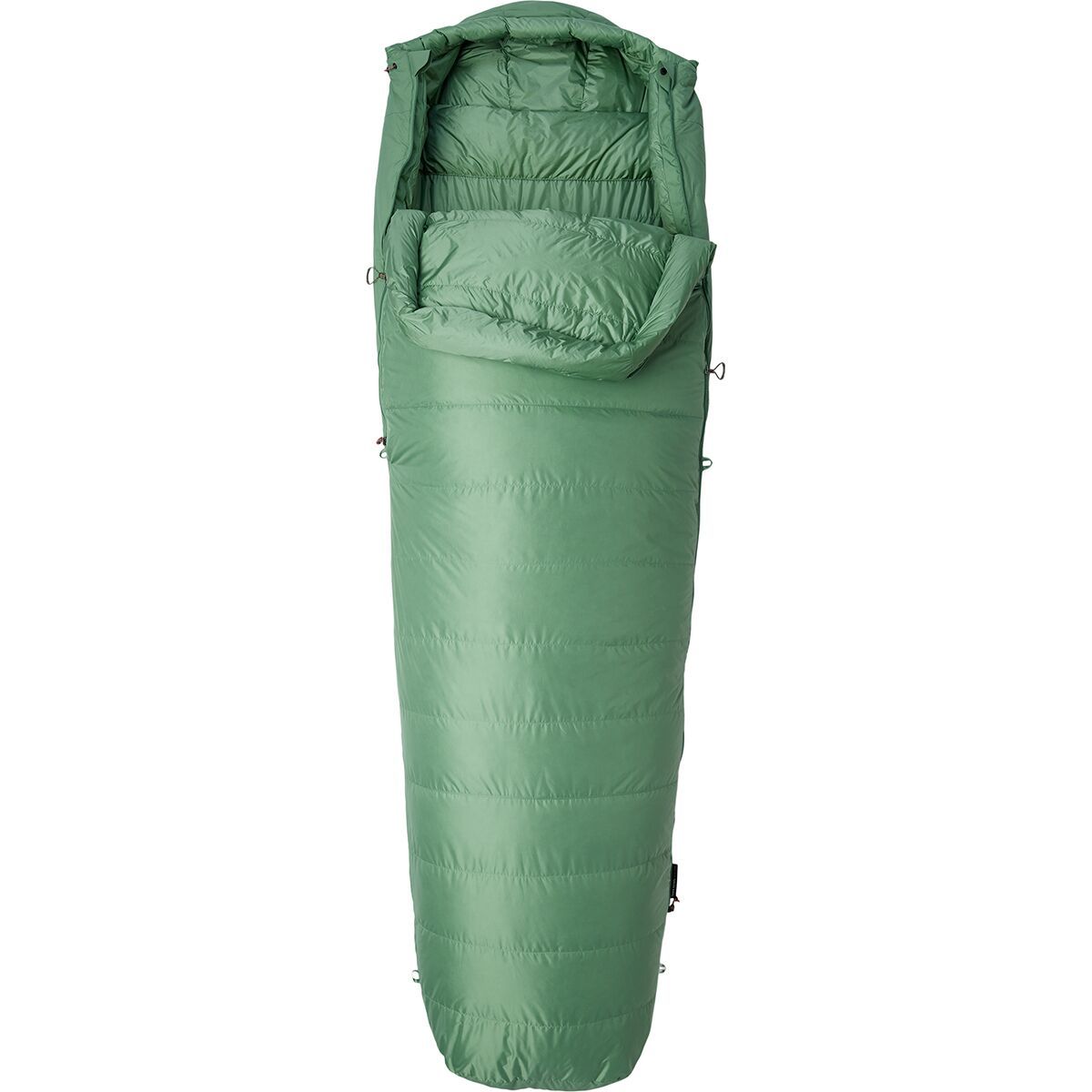 Mountain Hardwear Yawn Patrol SE Sleeping Bag: 15F Down in Cactus / White - Size: Regular/Left Zip