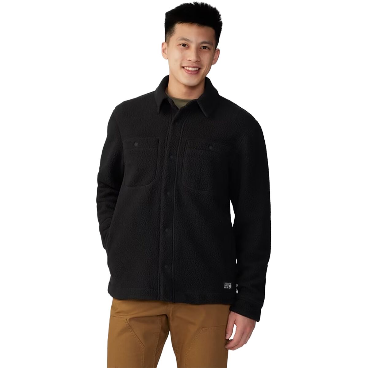 Mountain Hardwear Mountain Hardwear Men's HiCamp Shacket in Black - Size: XL - $71.49 at SteepandCheap.com