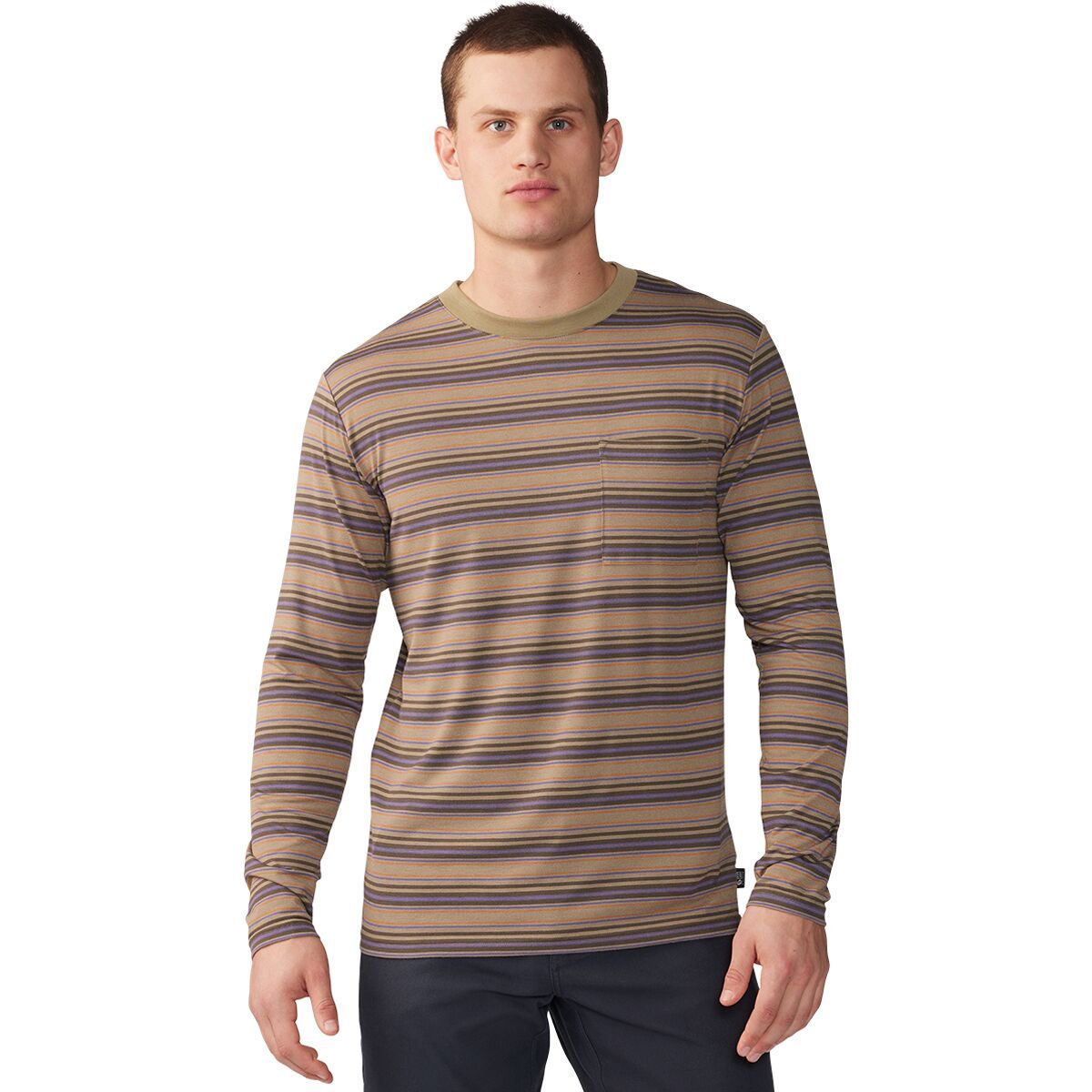 Mountain Hardwear Men's Low Exposure Long-Sleeve Shirt in Black2 - Size: Small
