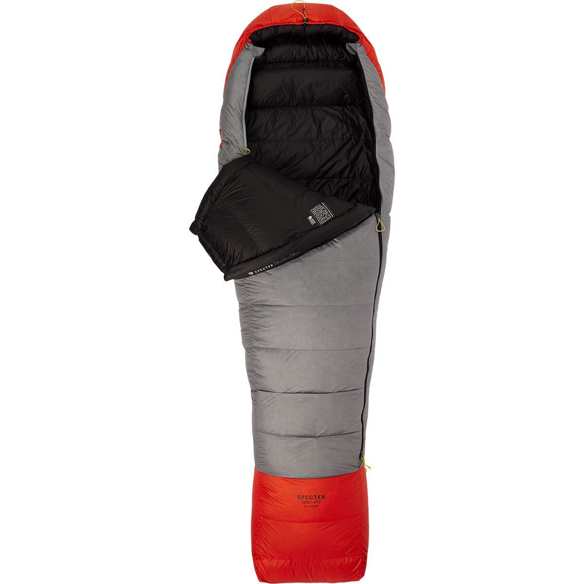 Mountain Hardwear Specter 15F Sleeping Bag: 15F Down in Glacial - Size: Regular