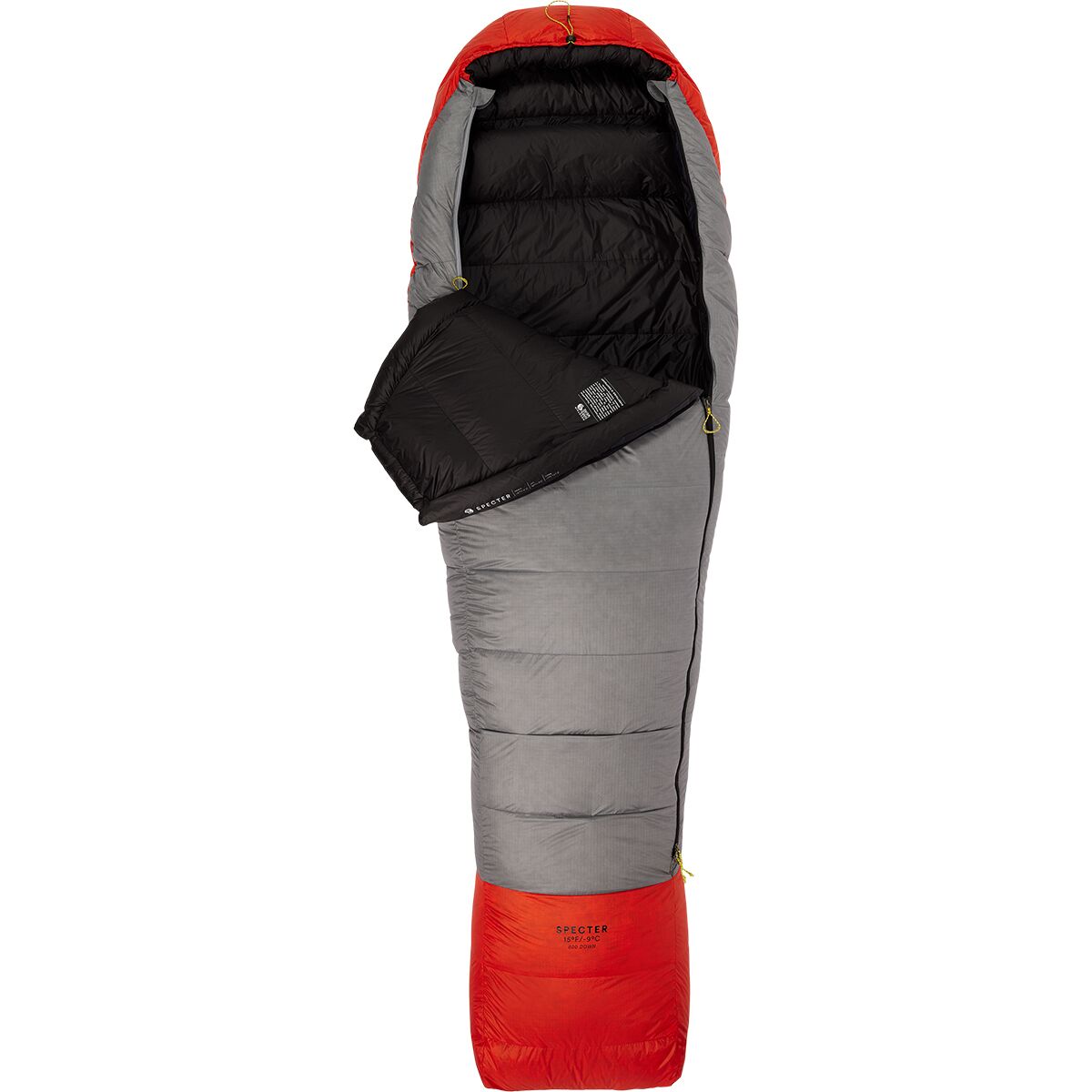 Mountain Hardwear Specter 15F Sleeping Bag: 15F Down in Glacial - Size: Regular