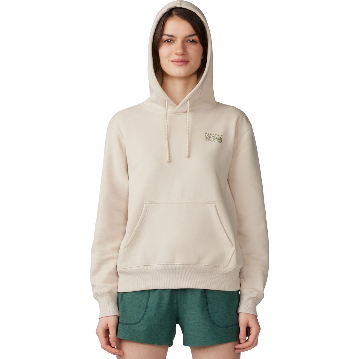 Mountain Hardwear Women's MHW Logo Pullover Hoodie in Wild Oyster - Size: XS