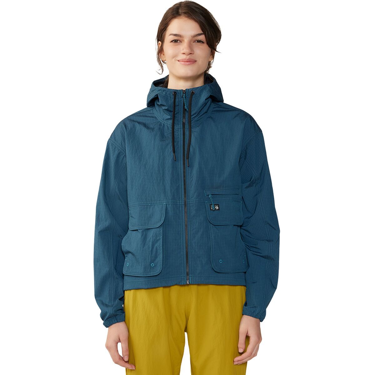 Mountain Hardwear Women's Stryder Full Zip Jacket in Dark Caspian - Size: XS