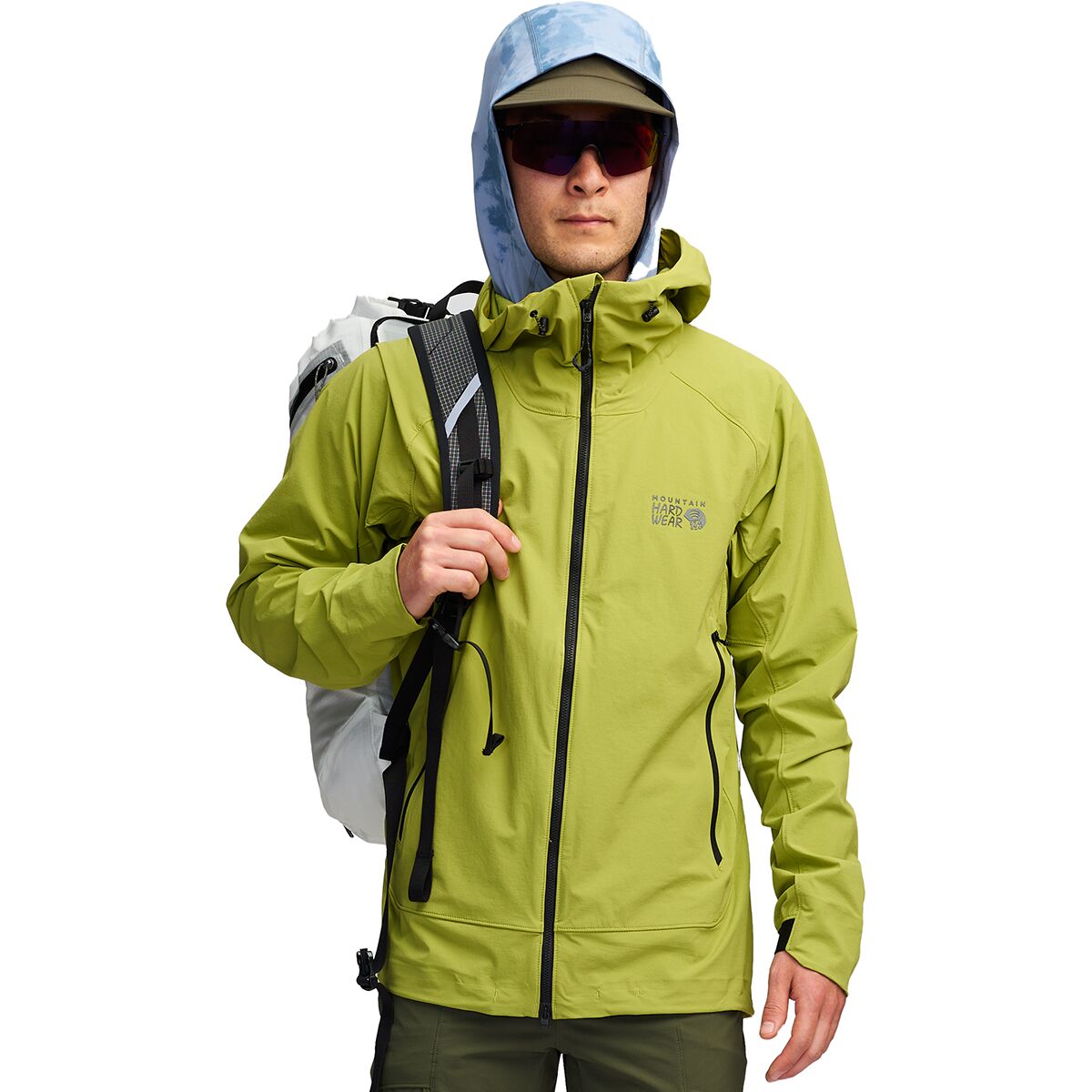 Mountain Hardwear Mountain Hardwear Men's Chockstone Alpine LT Hooded Jacket in Moon Moss - Size: XXL - $119.99 at Steep and Cheap