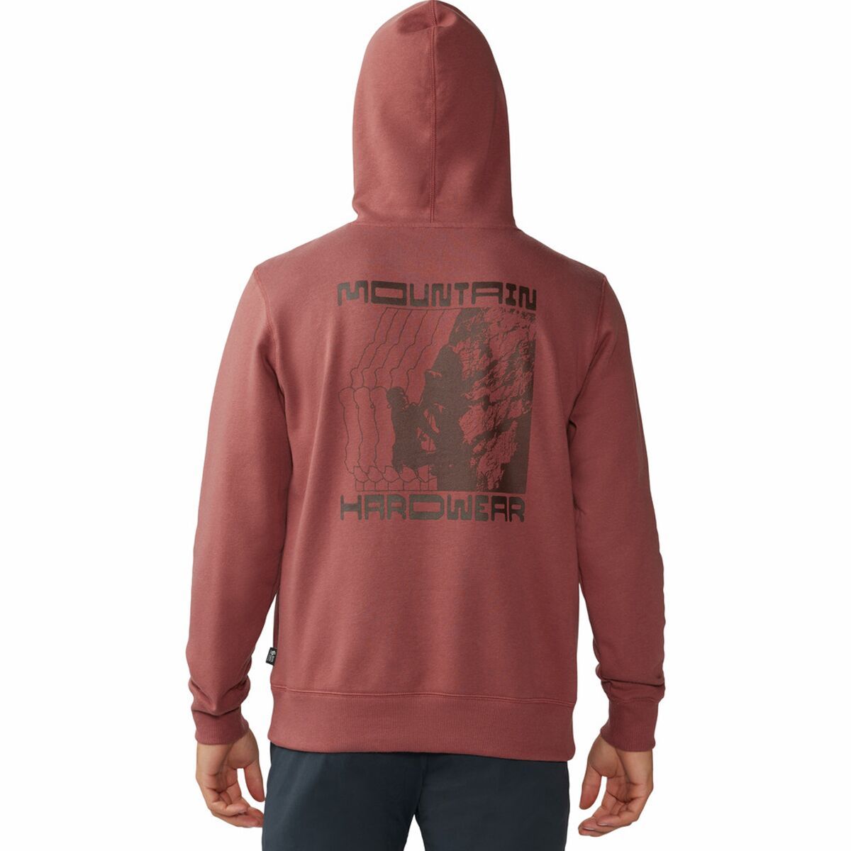 Mountain Hardwear Men's Retro Climber Pullover Hoodie in Clay Earth - Size: Small