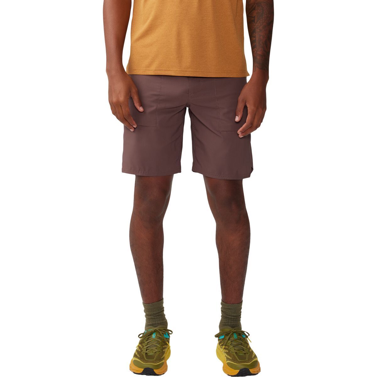 Mountain Hardwear Men's Trail Sender 7in Short in Carob - Size: 31