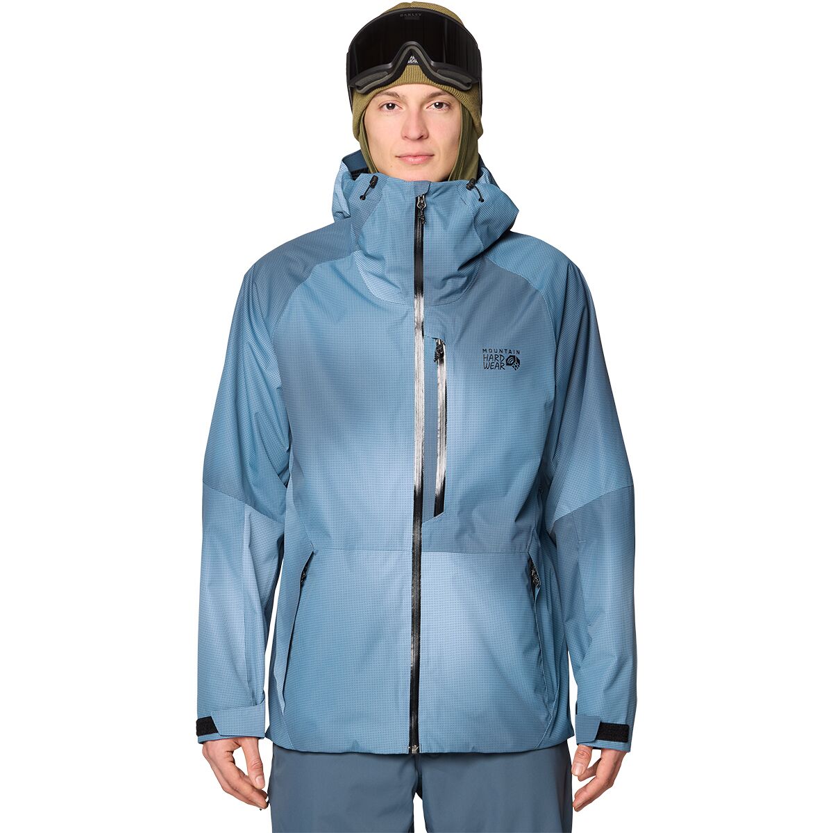 Mountain Hardwear Men's Firefall Jacket in Moon Blue Ombre Print - Size: XL