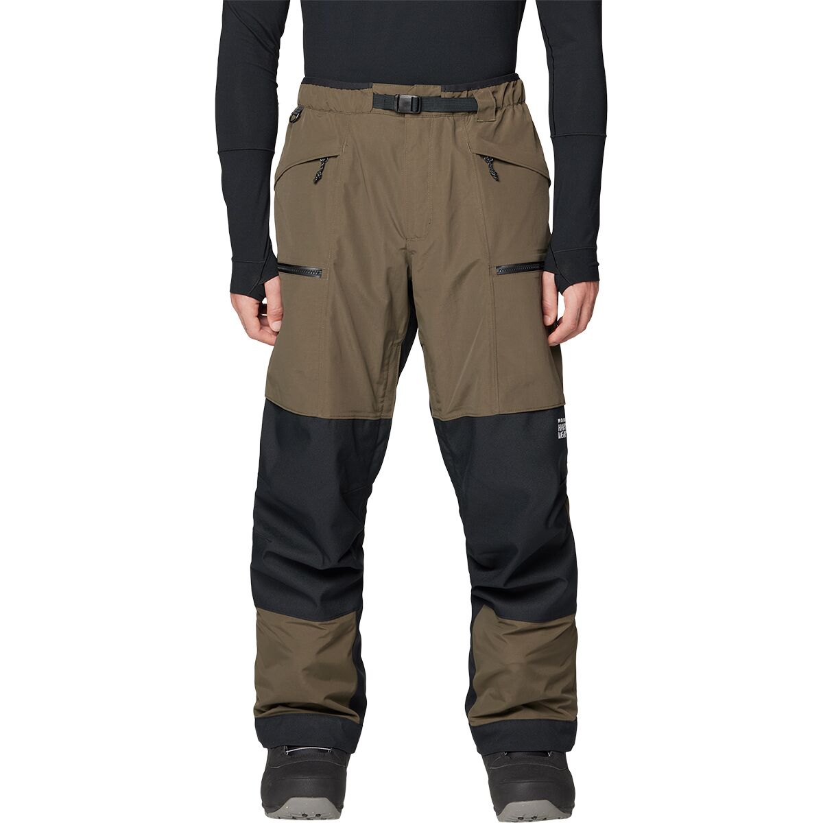 Mountain Hardwear Men's First Tracks Pant in Ridgeline / Black - Size: L/Regular