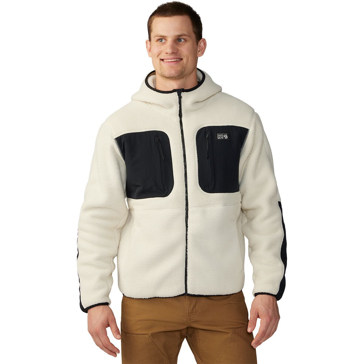 Mountain Hardwear Men's HiCamp Fleece Hoodie in Surplus Green - Size: XXL