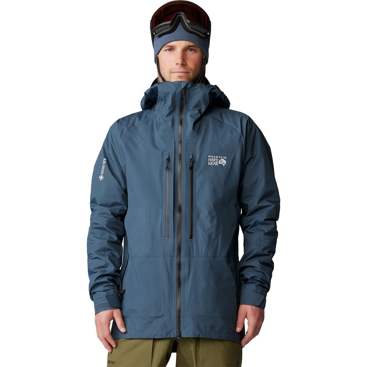 Mountain Hardwear Men's High Exposure GORE-TEX C-Knit Jacket in Montauk Blue - Size: Small