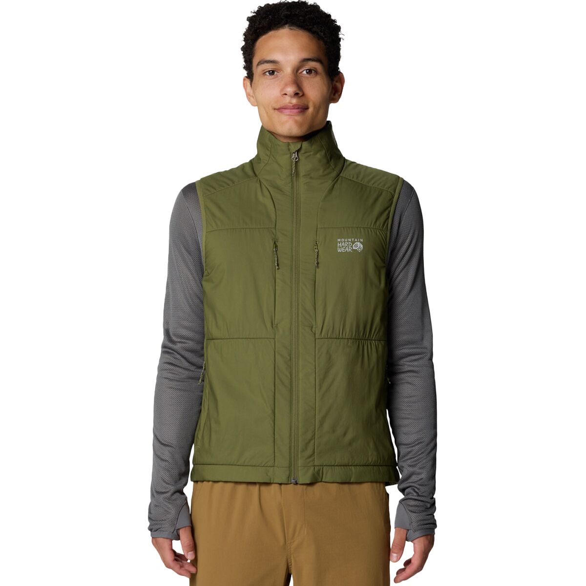 Mountain Hardwear Mountain Hardwear Men's Kor Airshell Warm Vest in Combat Green - Size: XXL - $118.99 at Steep and Cheap
