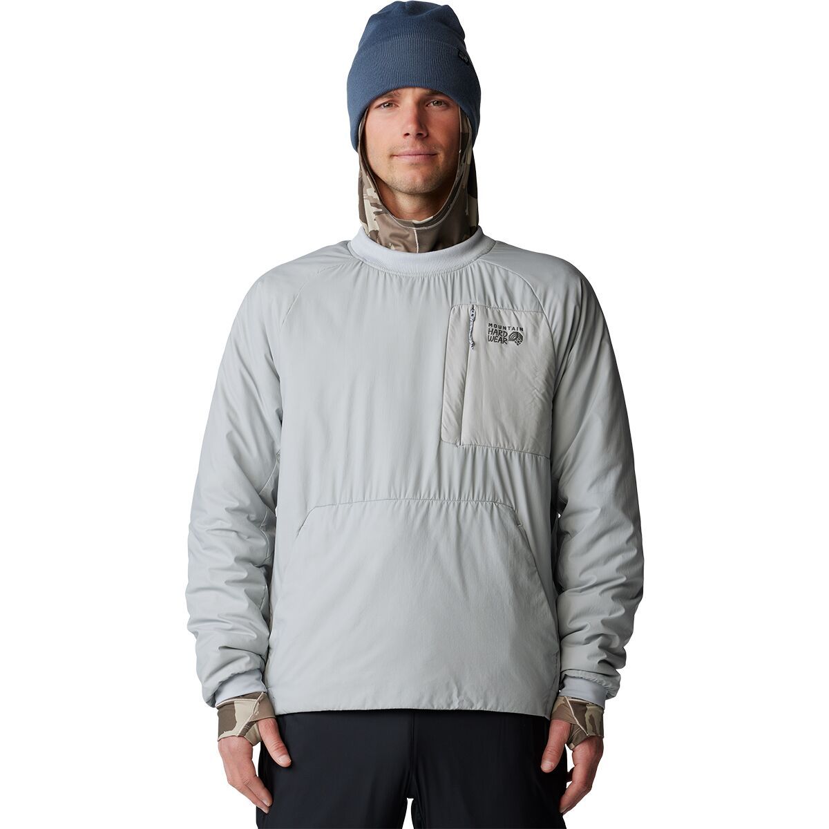 Mountain Hardwear Men's Kor Alloy Crew Sweatshirt in Glacial - Size: Large