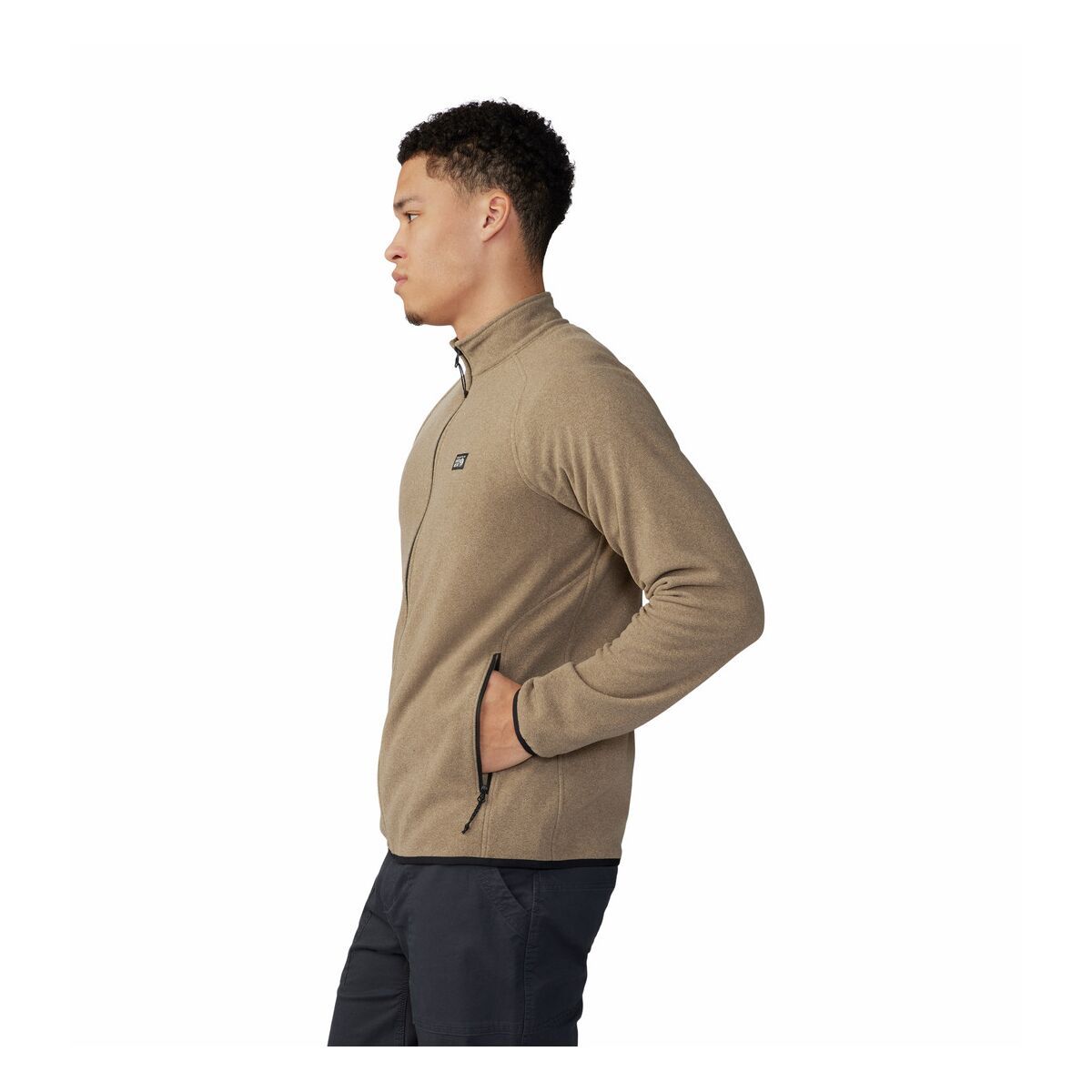 Mountain Hardwear Men's Microchill Full-Zip Jacket in Trail Dust Heather - Size: XXL