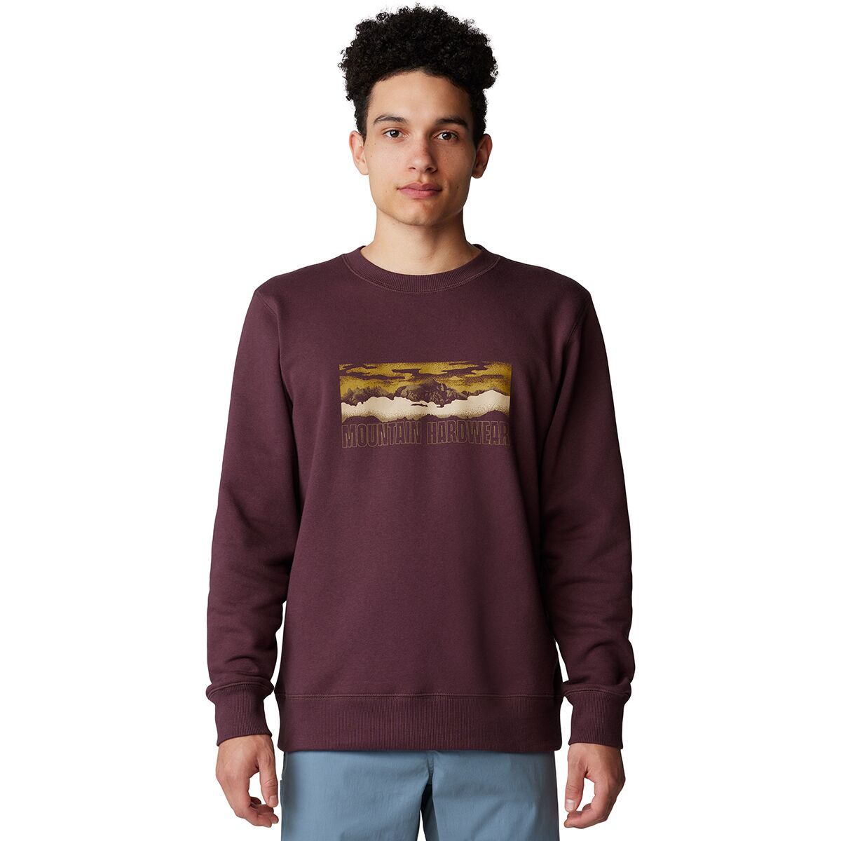 Mountain Hardwear Men's Mt. Whitney Crew Sweatshirt in Blackberry - Size: Small