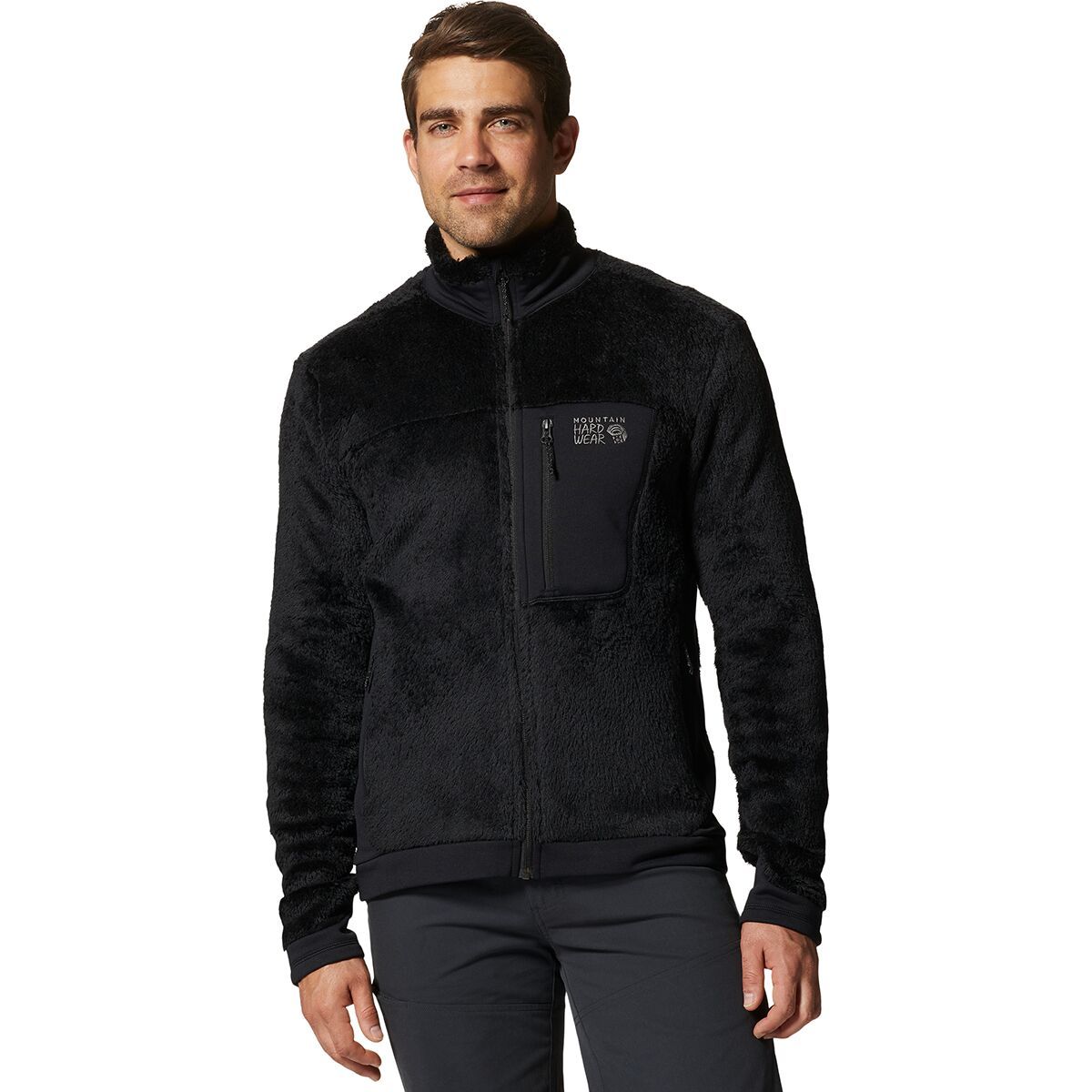 Mountain Hardwear Men's Polartec High Loft Jacket in Dark Bolt - Size: XXL