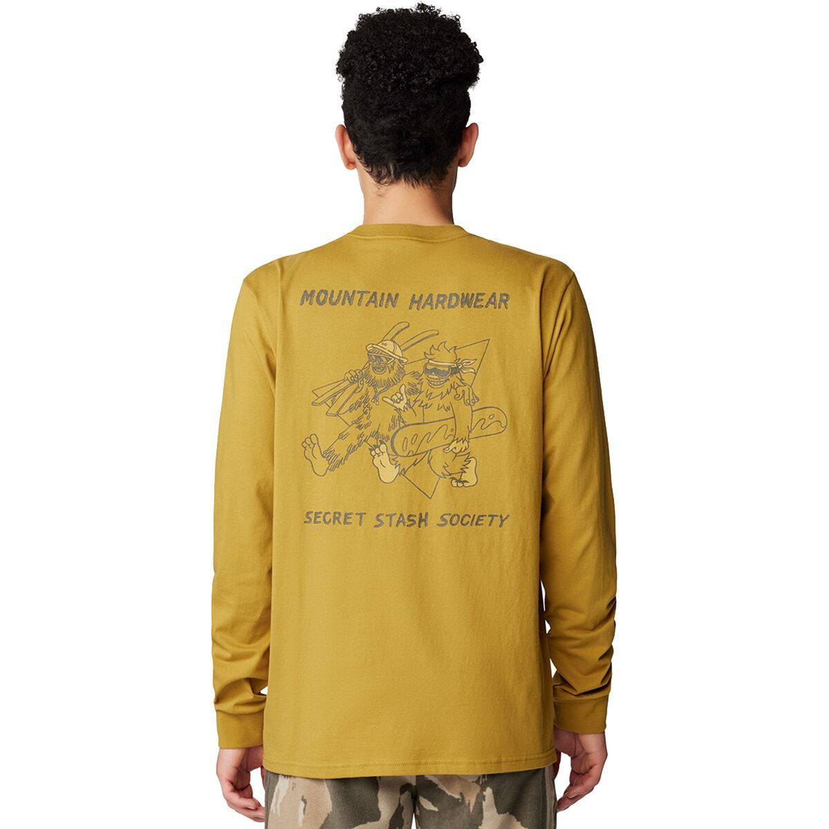 Mountain Hardwear Men's Secret Stash Long-Sleeve T-Shirt in Dark Pine - Size: XXL