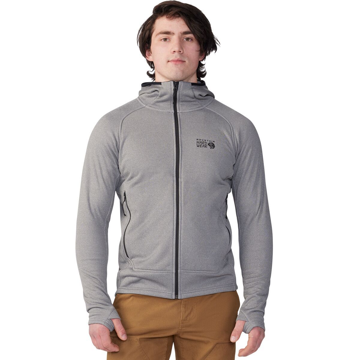Mountain Hardwear Men's Sendura Hooded Jacket in Foil Grey Heather - Size: XXL