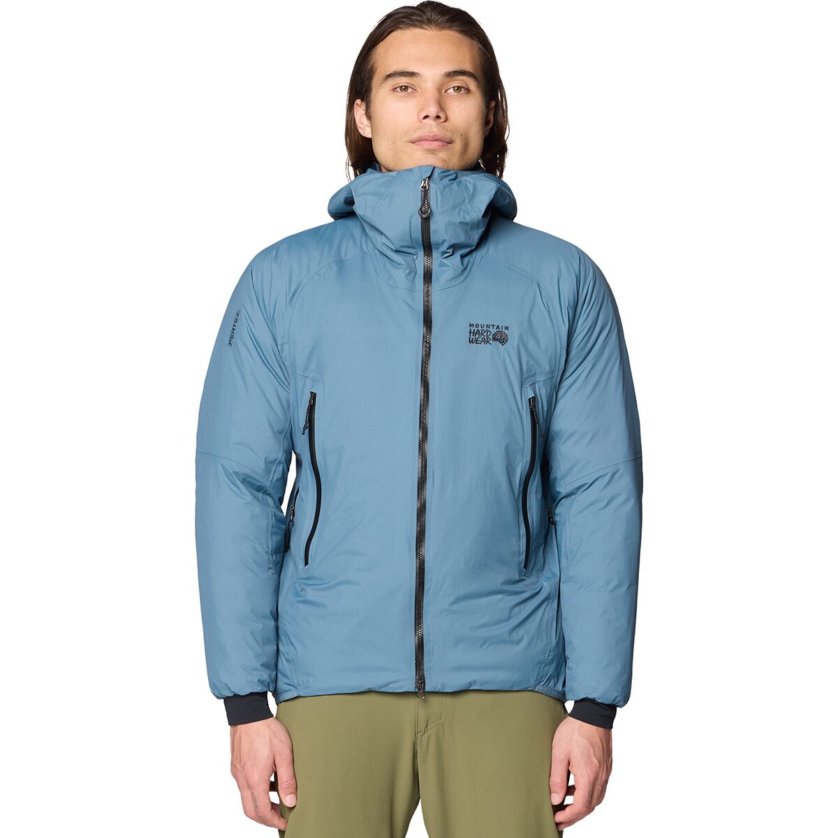 Mountain Hardwear Mountain Hardwear Men's Storm Whisperer Insulated Jacket in Adriatic Blue - Size: XL - $359.39 at Steep and Cheap