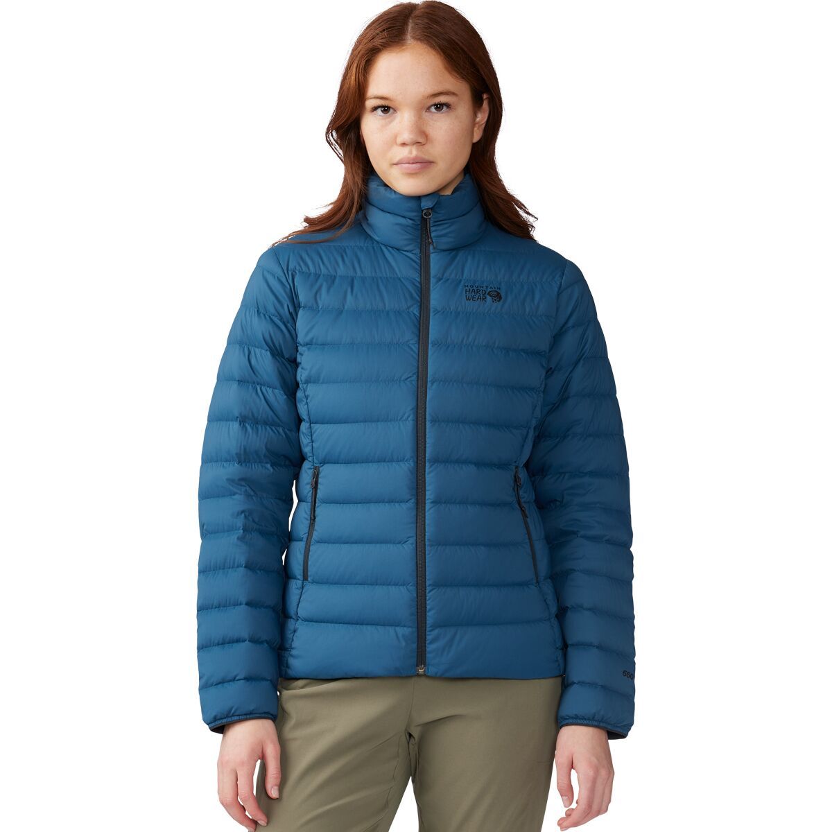 Mountain Hardwear Women's Deloro Down Jacket in Dark Caspian - Size: XS