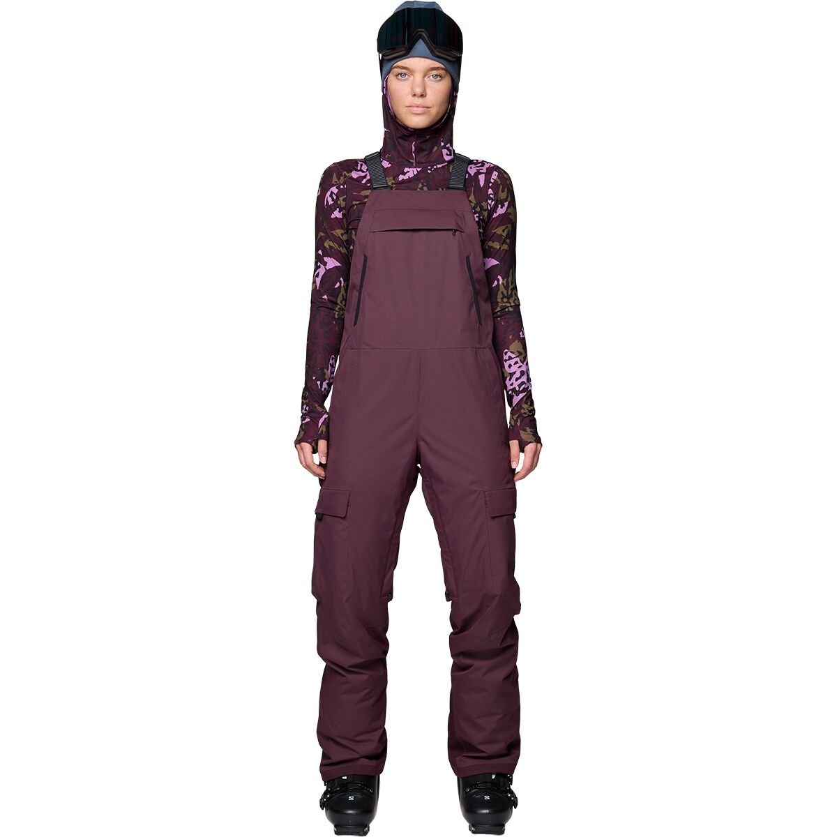 Mountain Hardwear Women's Firefall Bib Pant in Blackberry - Size: XL/Regular