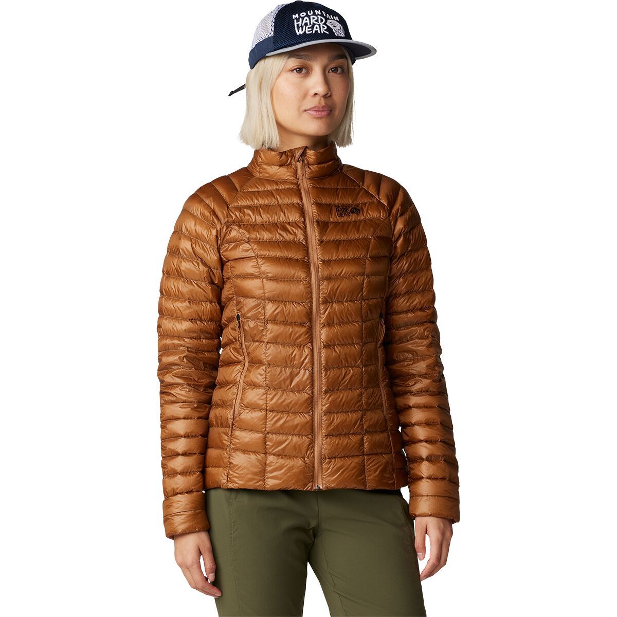 Mountain Hardwear Women's Ghost Whisperer Down Jacket in Copper Clay - Size: XL