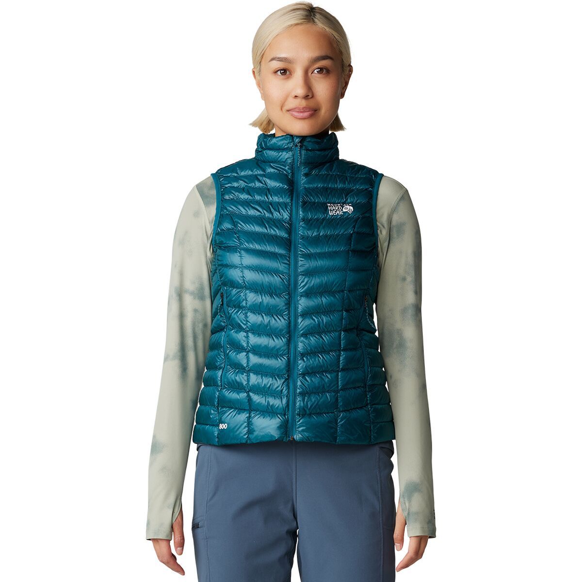 Mountain Hardwear Women's Ghost Whisperer Vest in Jack Pine - Size: Large