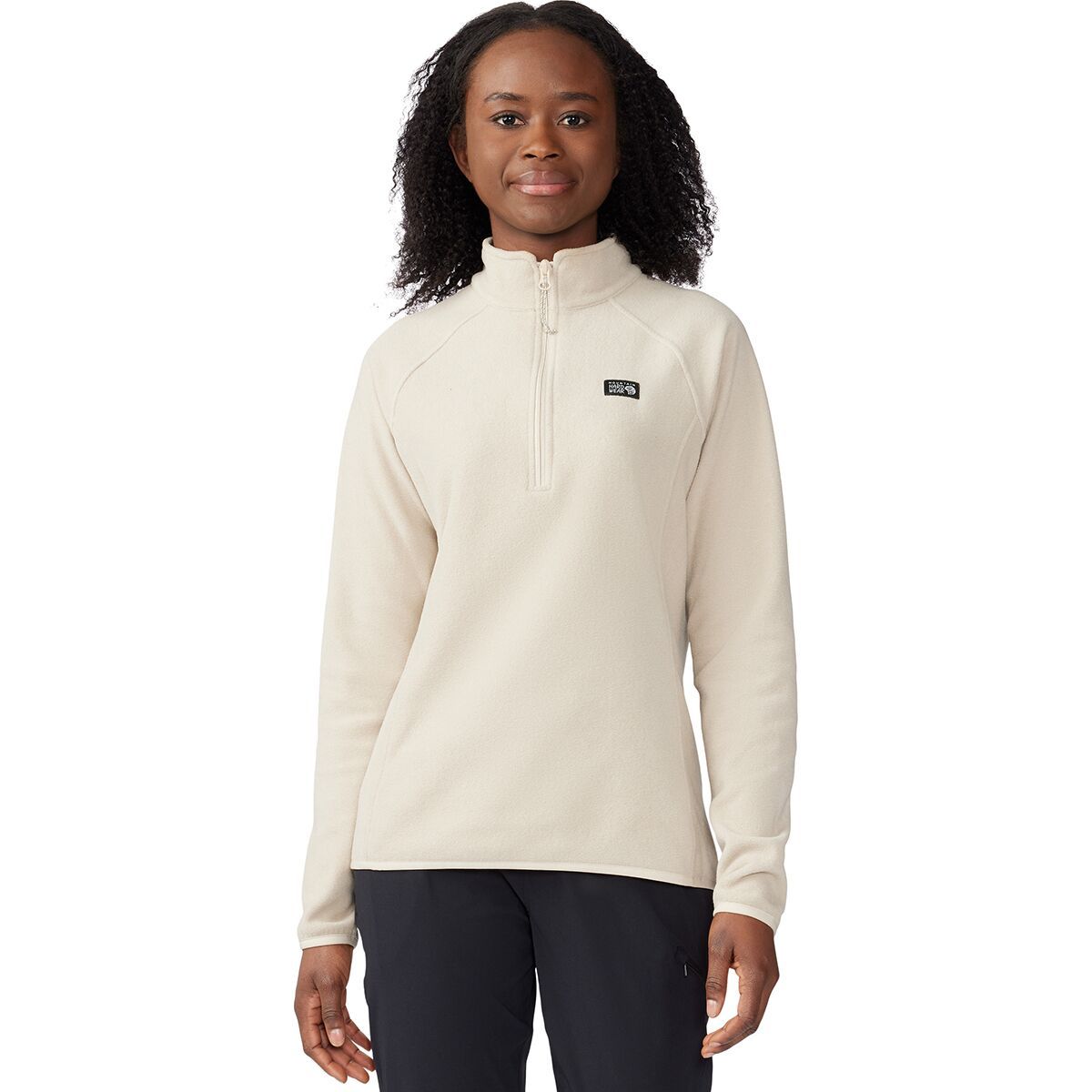 Mountain Hardwear Women's Microchill 1/4-Zip Pullover in Wild Oyster Heather - Size: XL