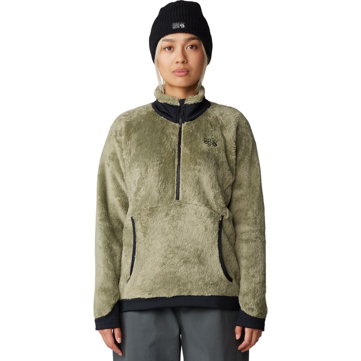 Mountain Hardwear Women's Polartec High Loft Pullover in Mantis Green - Size: Small