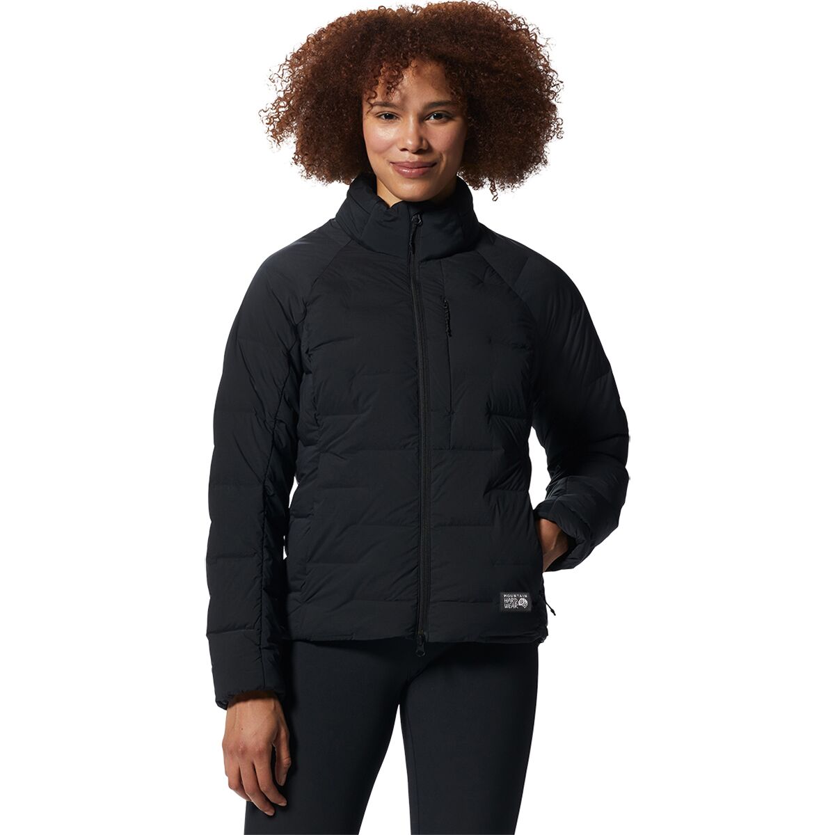 Mountain Hardwear Women's Stretchdown High-Hip Jacket in Black - Size: XL