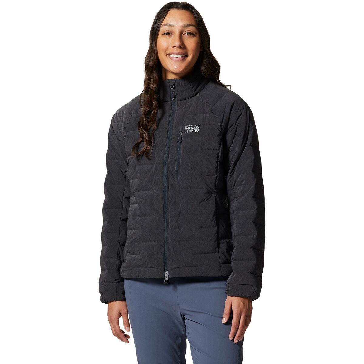 Mountain Hardwear Mountain Hardwear Women's Stretchdown Jacket in White Sage - Size: XL - $159.49 at SteepandCheap.com