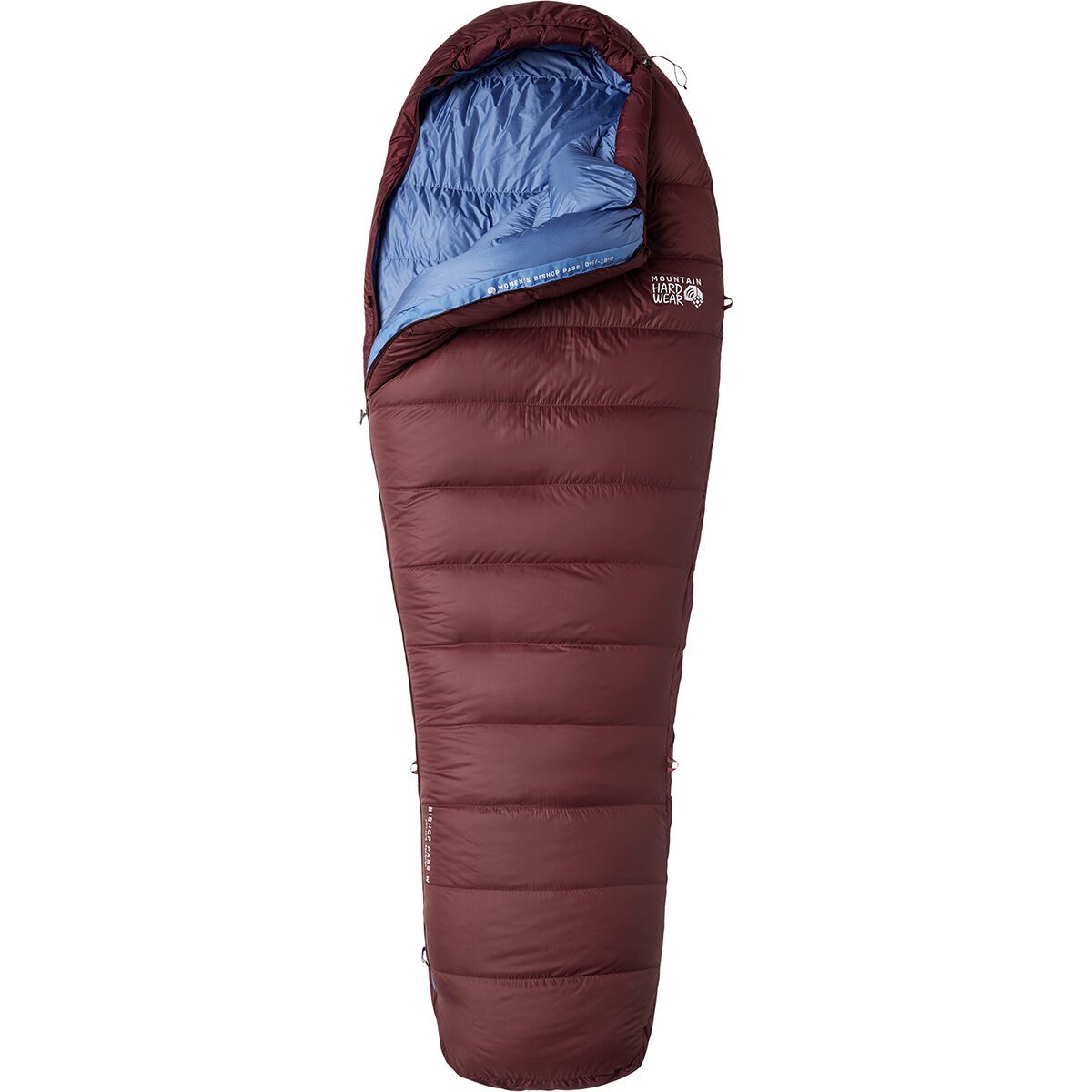 Mountain Hardwear Women's Bishop Pass Sleeping Bag: 0F Down in Washed Raisin - Size: Regular/Right Zip