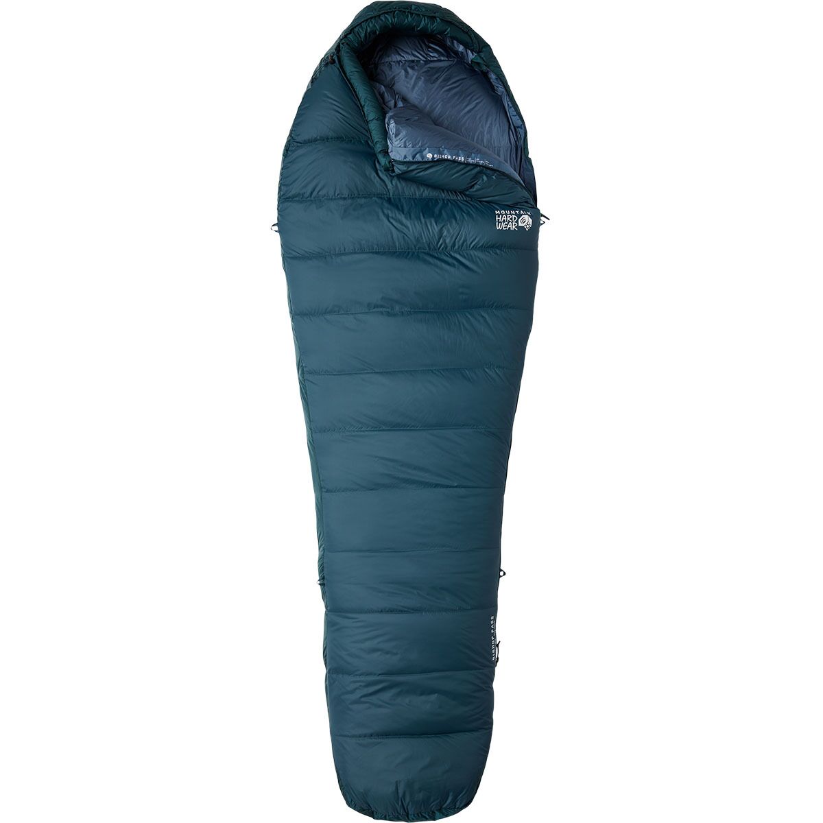 Mountain Hardwear Bishop Pass Sleeping Bag: 15F Down in Dark Marsh - Size: Regular/Left Zip