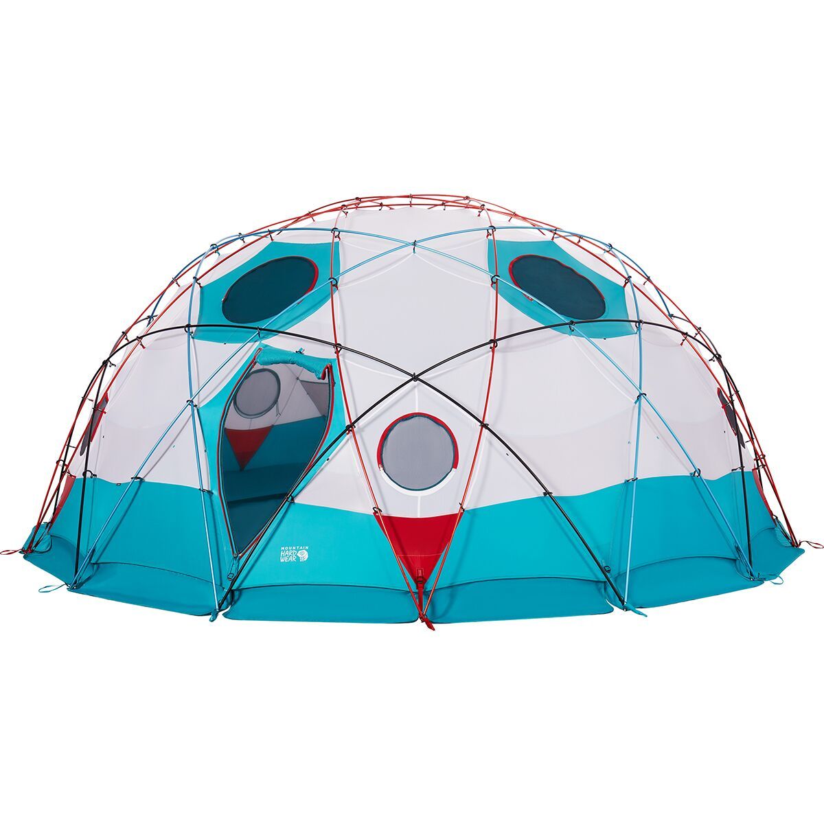 Mountain Hardwear Stronghold Tent: 10-Person 4-Season in Alpine Red