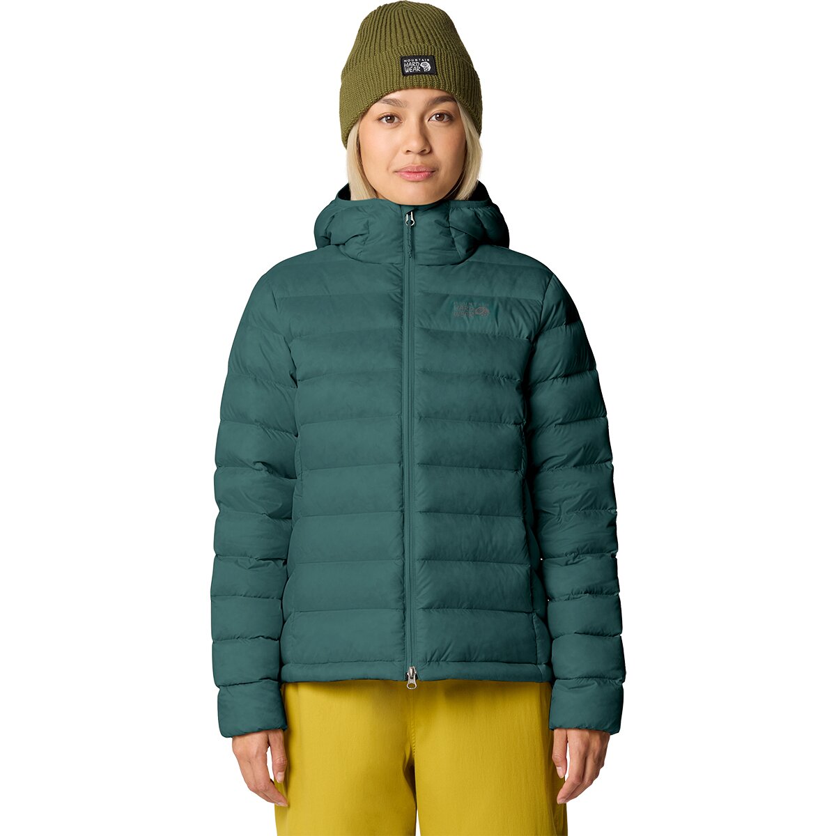 Mountain Hardwear Mountain Hardwear Women's Tiberondack Down Hoodie in Black - Size: XL - $174.99 at SteepandCheap.com