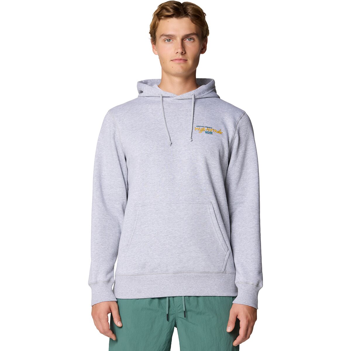 Mountain Hardwear Men's Hardwear Tri-Color Logo Hoodie in Hardwear Grey Heather - Size: Small