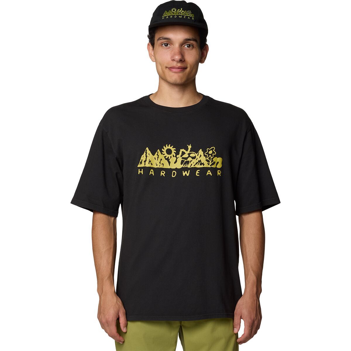 Mountain Hardwear Men's MHW Sun Stash Collab Short-Sleeve Shirt in Stealth Grey - Size: Small
