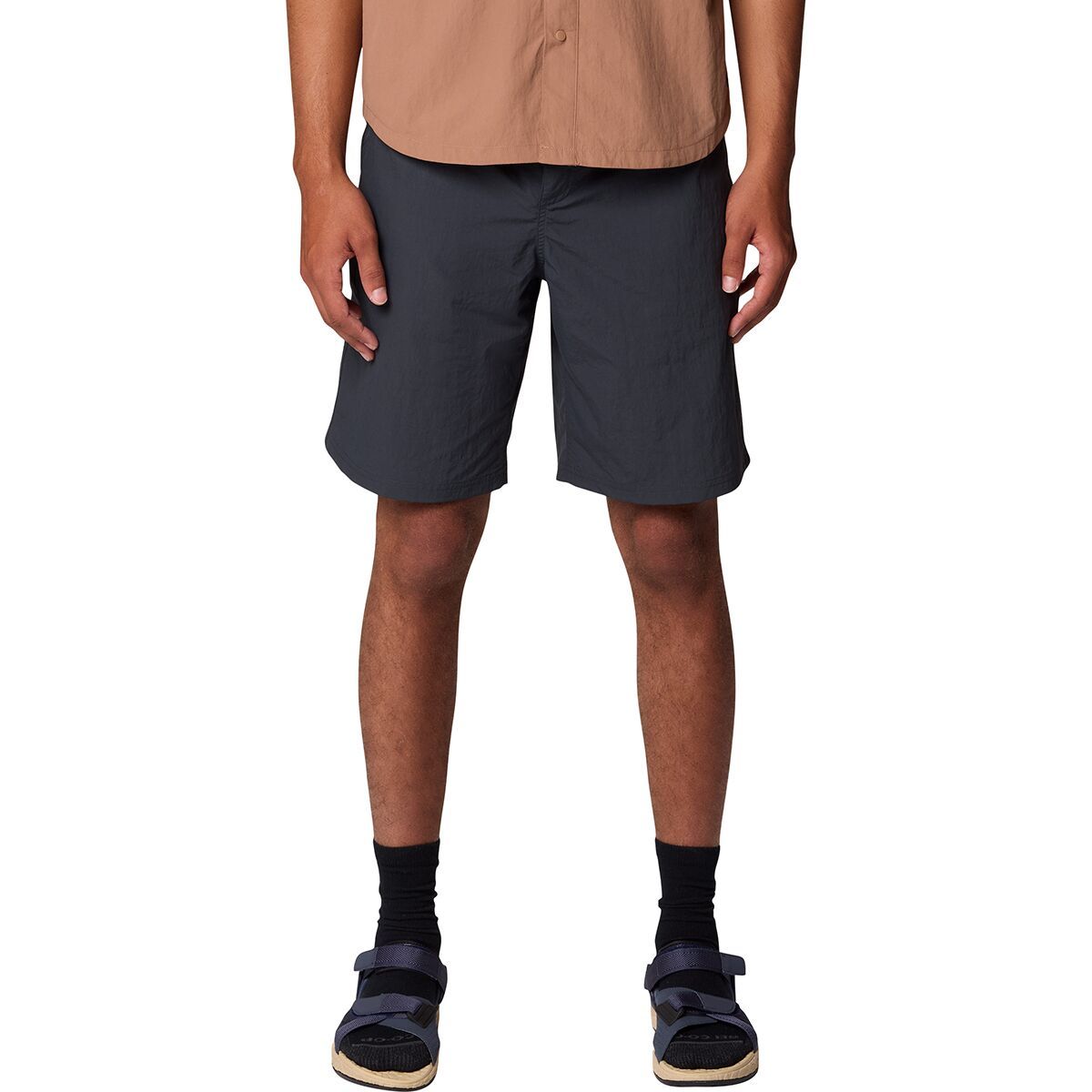 Mountain Hardwear Men's Stryder 7in Belted Short in Dark Storm - Size: XL