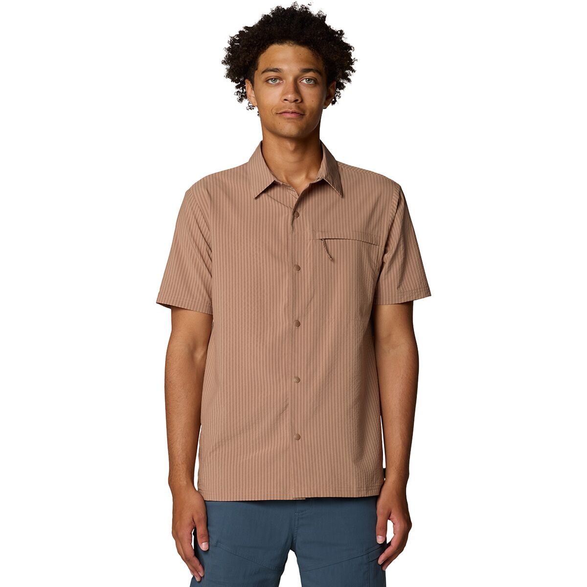 Mountain Hardwear Men's Sunshadow Short-Sleeve Shirt in New Clay - Size: XL