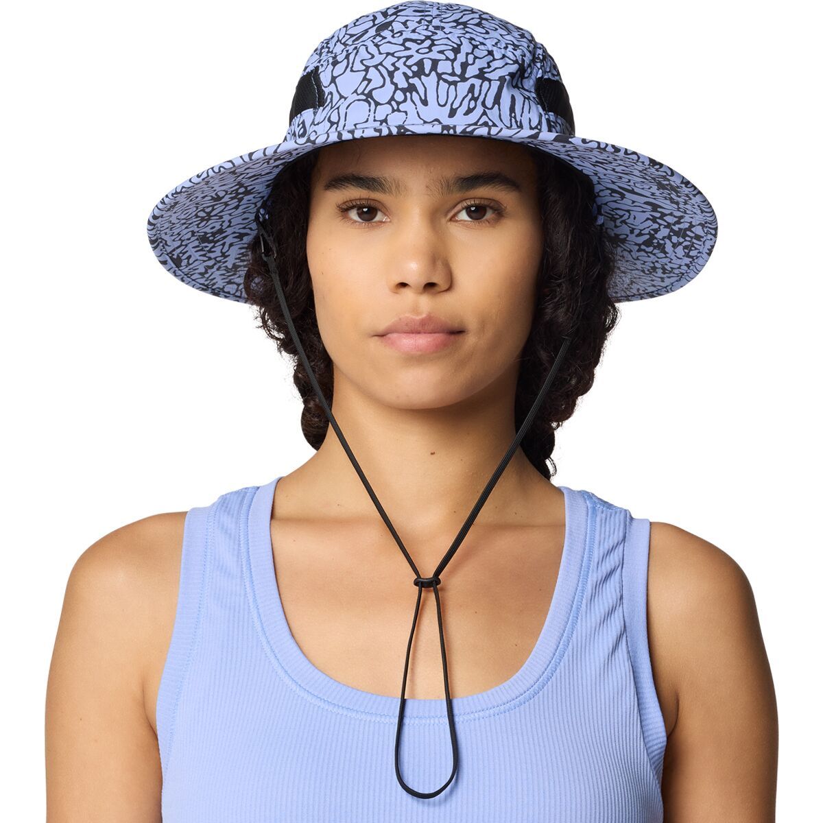 Mountain Hardwear Stryder Sun Hat in Light Illusion Forager Print - Size: S/M