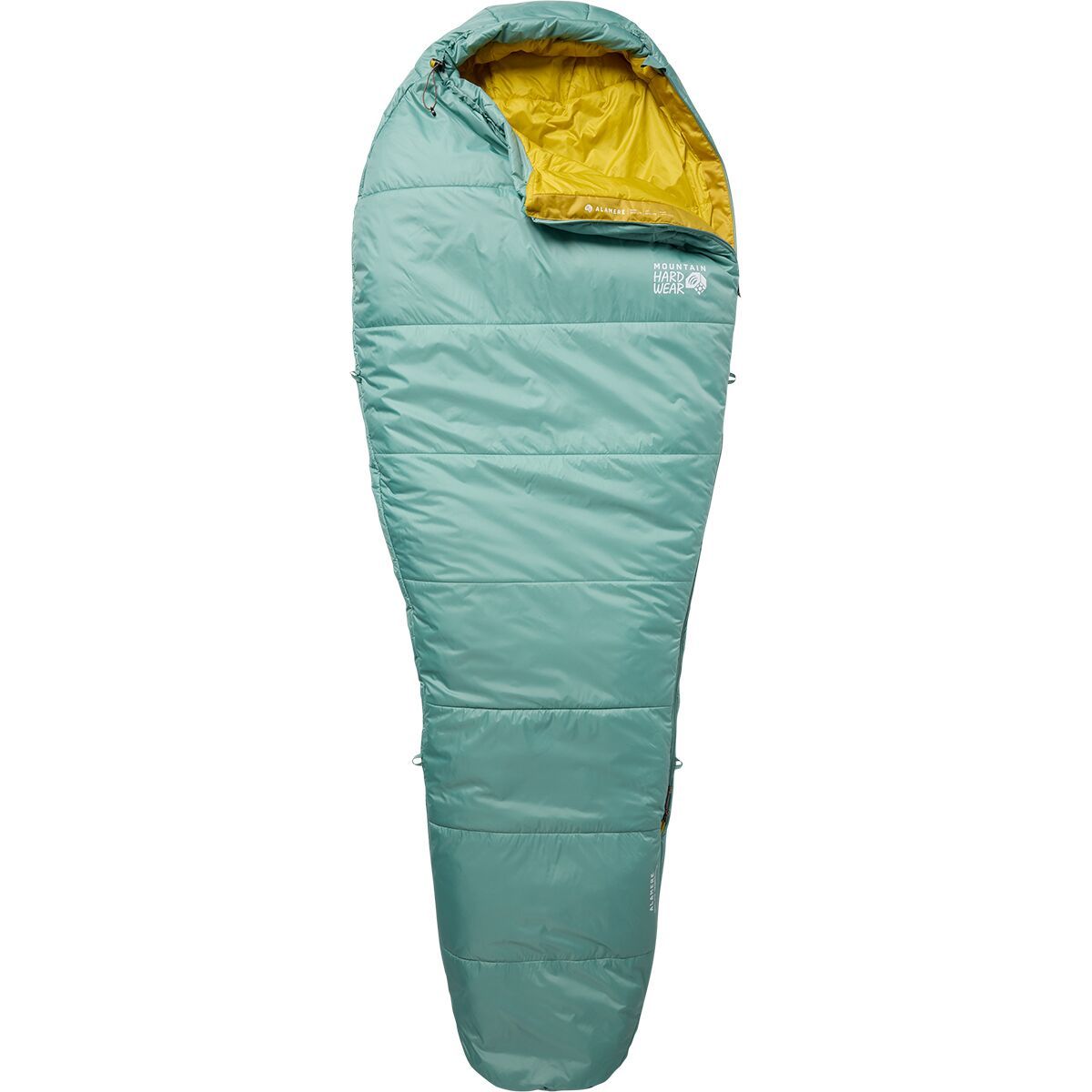Mountain Hardwear Alamere Sleeping Bag: 20F Synthetic in Lichen Green - Size: Regular/Left Zip